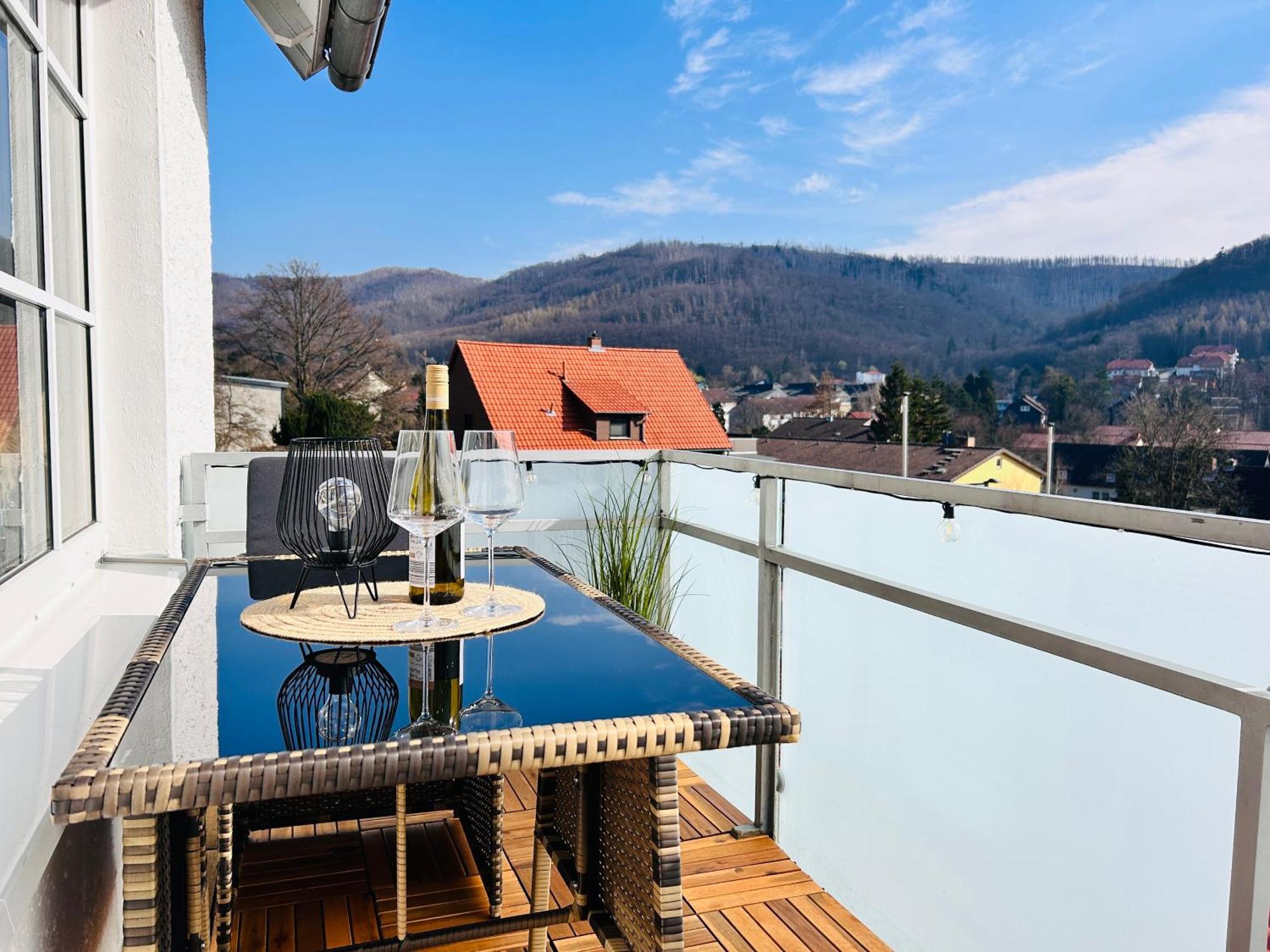 Harzburgliving Wohnung Goethe'S Ausblick Bad Harzburg Exterior foto