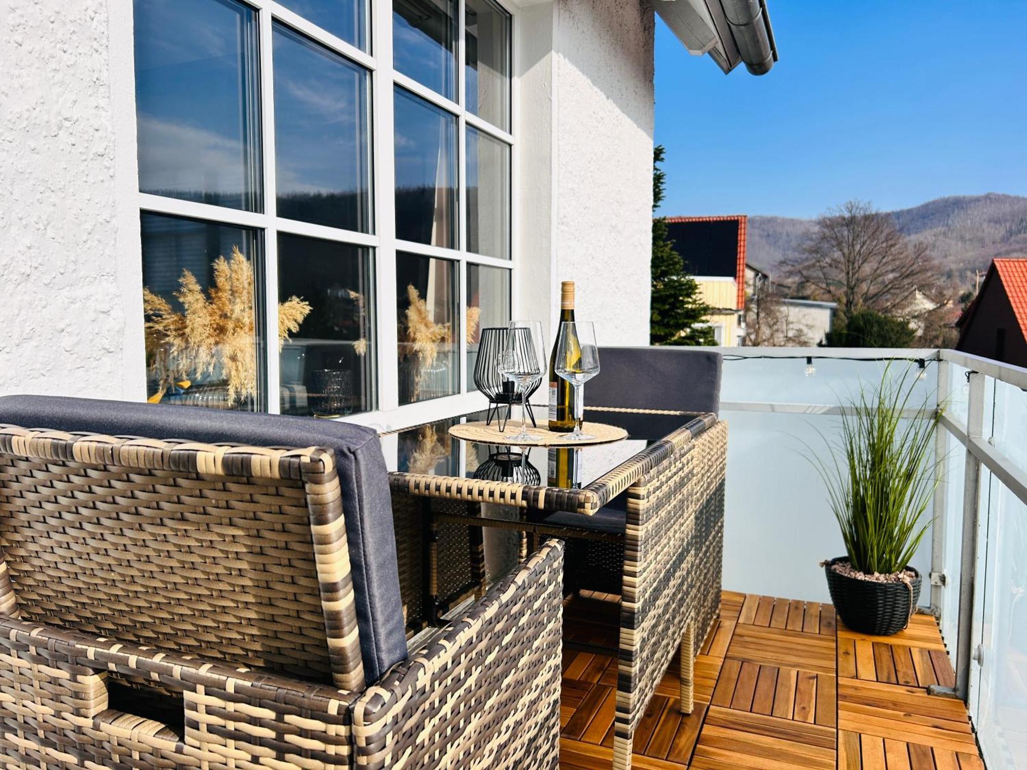 Harzburgliving Wohnung Goethe'S Ausblick Bad Harzburg Exterior foto